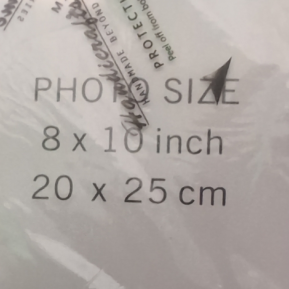 Handicrafts Home Blue and White Handmade 8X10 Picture Frame New In Box - Picture 3 of 6